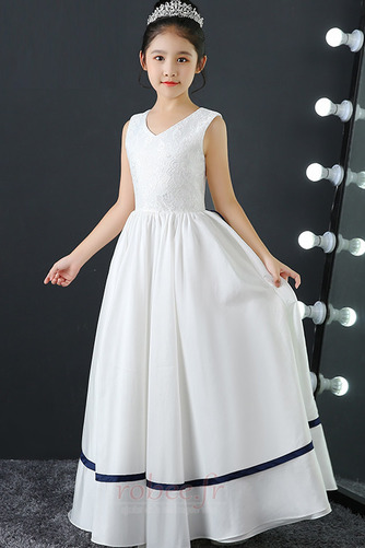 Robe de fille de fleur Cérémonie Epurée Dentelle Printemps Couvert de Dentelle - Page 3