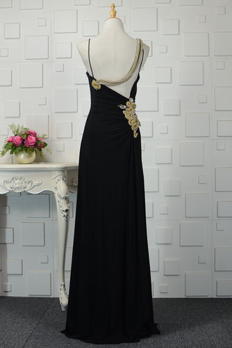 Robe de soirée Dos nu Médium Broderie Traîne Courte Corsage Avec Bijoux - Page 3