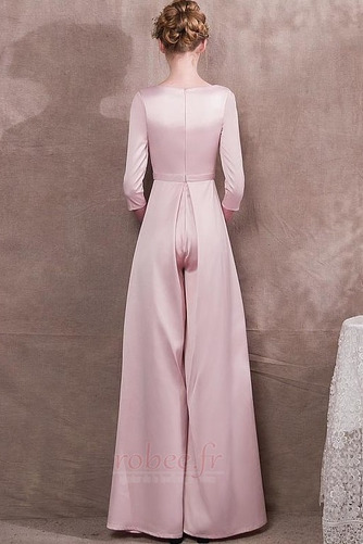 Robe de soirée Elégant Glissière Manche de T-shirt Drapé Naturel taille - Page 2