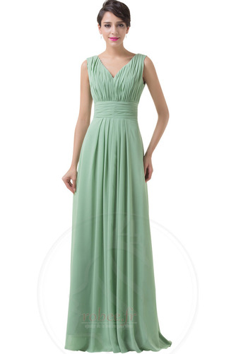 Robe de demoiselle d'honneur Médium Corsage plissé a ligne Train de petit - Page 4