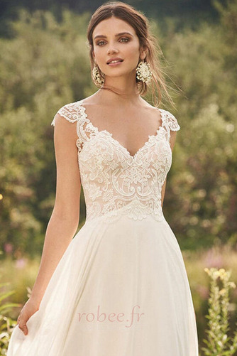 Robe de mariage Dentelle Elégant Mousseline Naturel taille Printemps - Page 3