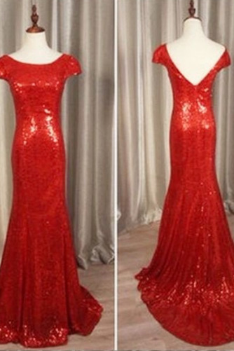 Robe de demoiselle d'honneur Sablier Rosée épaule Manche Courte - Page 2