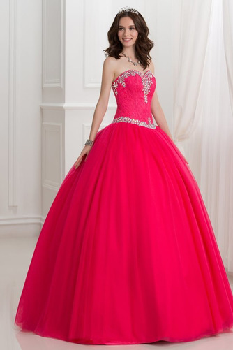 Robe de bal Tulle Formelle Longueur de plancher Fourreau Avec Bijoux - Page 3