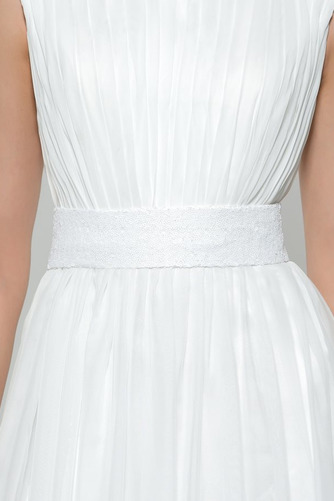 Robe de soirée Col Bateau Fermeture à glissière Manquant Manche de T-shirt - Page 4