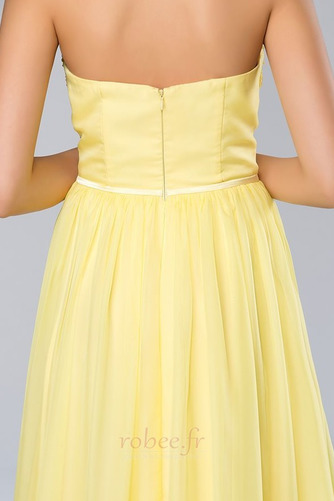 Robe de bal Sans courroies Train de petit Fête Plissé Sans Manches - Page 6