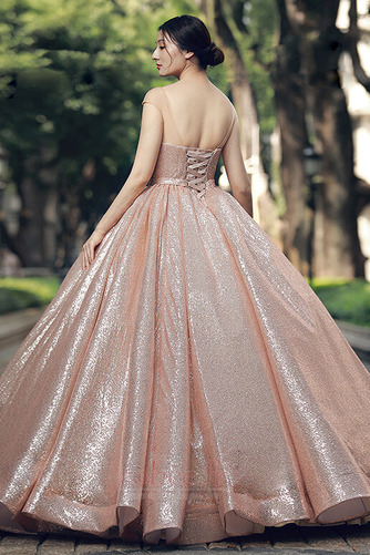 Robe de bal Foisonné A-ligne Chaussez Sans Manches Drapé Poire - Page 2