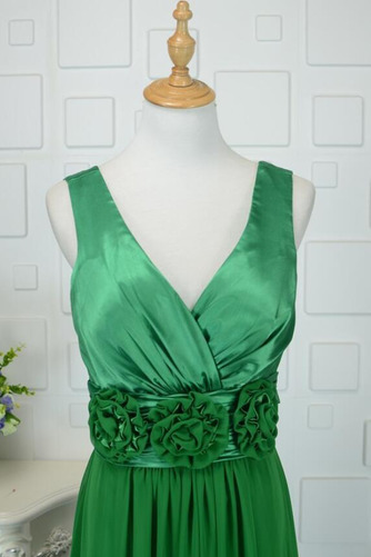 Robe de demoiselle d'honneur Mousseline Sans Manches Longueur au sol - Page 4