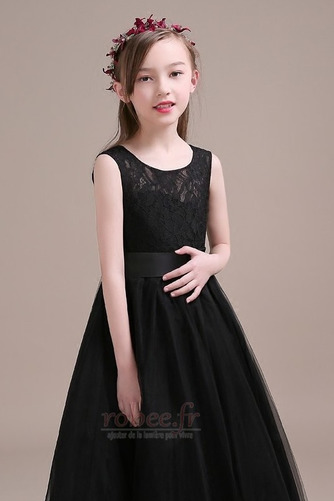 Robe de fille de fleur A-ligne Été Norme Traîne Courte Naturel taille - Page 5