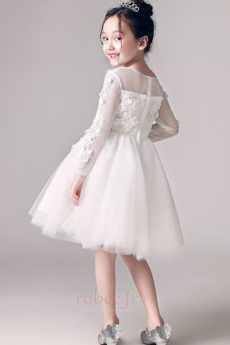 Robe de fille de fleur Dentelle Printemps Petit collier circulaire - Page 2