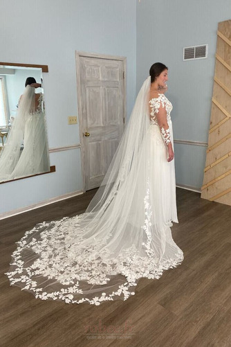 Robe de mariée Manche Longue Décalcomanie Manche Aérienne aligne - Page 2