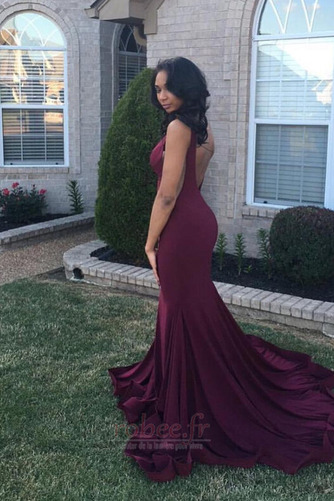 Robe de soirée Sirène Longue Triangle Inversé Hiver Simple Naturel taille - Page 2