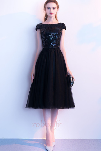 Robe de bal Naturel taille A-ligne Longueur de genou Moderne - Page 4