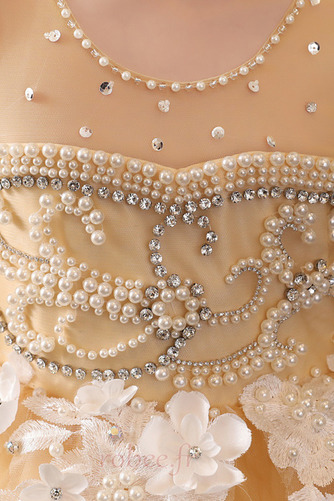 Robe de fille de fleur Train de balayage Montrer Naturel taille - Page 5