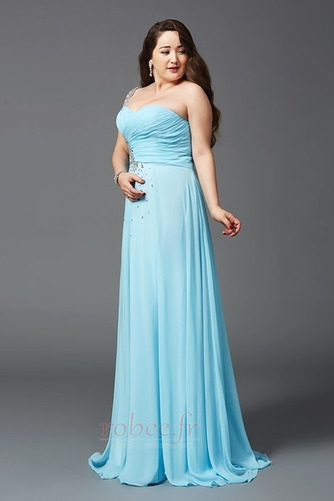 Robe de soirée Sans Manches Perler Fourreau Avec Bijoux Une épaule - Page 6