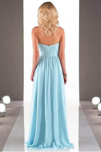 Robe de demoiselle d'honneur Asymétrique Naturel taille Elégant - Page 1