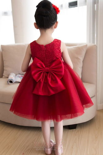 Robe de fille de fleur Milieu A-ligne Longueur de genou Sans Manches - Page 2