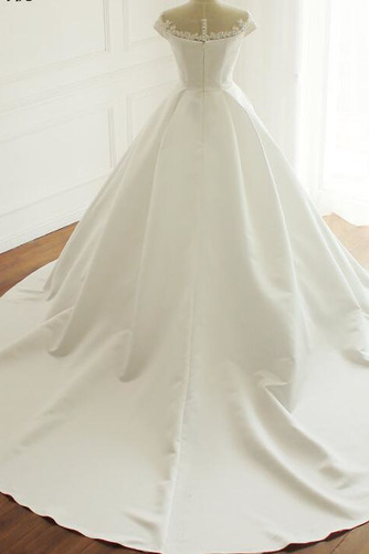 Robe de mariée Satin Fermeture à glissière Norme Naturel taille - Page 2