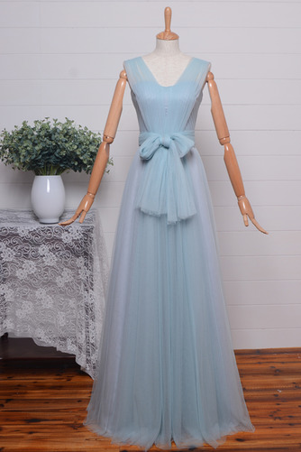 Robe de demoiselle d'honneur Sans Manches Train de balayage gossamer - Page 1