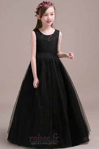 Robe de fille de fleur A-ligne Été Norme Traîne Courte Naturel taille - Page 3