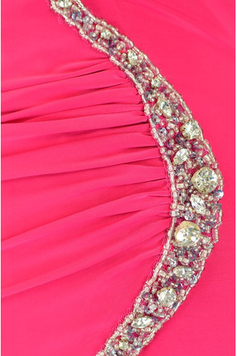 Robe de soirée Rouge Train de balayage Automne Norme Près du corps - Page 4