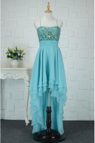 Robe de cocktail Pittoresque Longue Norme Gradins Col Carré Mousseline - Page 1
