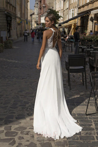 Robe de mariage Sans Manches Été A-ligne De plein air Trou De Serrure - Page 2