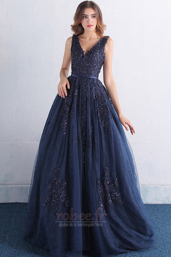 Robe de soirée Dos nu gossamer Formelle A-ligne Sans Manches - Page 3