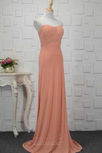 Robe de soirée Sans courroies Naturel taille Serré Fourreau Avec Bijoux - Page 3