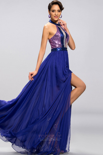 Robe de bal Longue Naturel taille Sans Manches a ligne Corsage Pailleté - Page 3