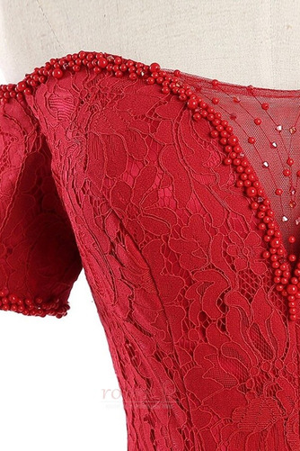 Robe de soirée Perle Manquant Chaussez Rosée épaule Dentelle - Page 5