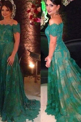 Robe mères Naturel taille Fermeture à glissière Traîne Courte - Page 1