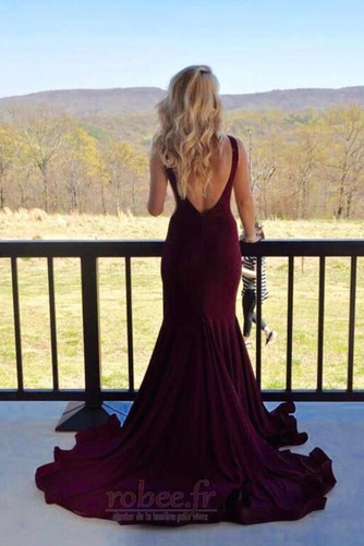 Robe de soirée Sirène Longue Triangle Inversé Hiver Simple Naturel taille - Page 3