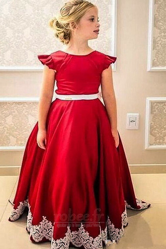 Robe de fille de fleur Fermeture à glissière Médium Nœud à Boucles - Page 3