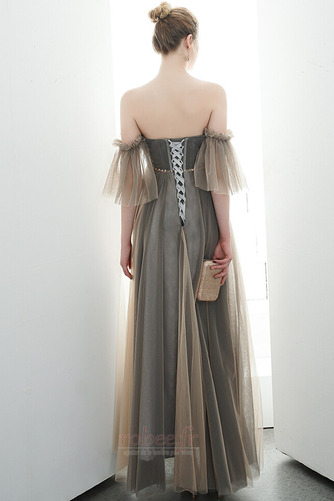 Robe de soirée Tulle Chaussez Ballon a ligne Drapé Longueur Cheville - Page 2