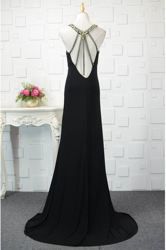 Robe de bal Sexy Milieu Naturel taille Près du corps crêper Longue - Page 3