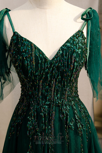 Robe de soirée Montrer Chic Laçage Perle A-ligne Sans Manches - Page 4