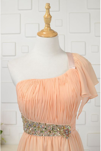 Robe de demoiselle d'honneur a ligne Printemps Sexy Traîne Courte - Page 4