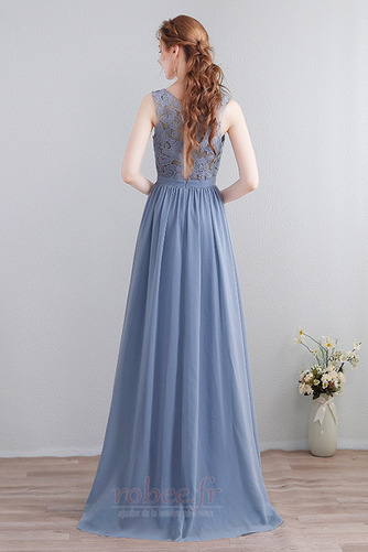 Robe de demoiselle d'honneur Sans Manches Chiffon Printemps Norme - Page 2