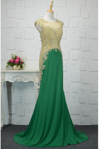 Robe de soirée Petit collier circulaire Dos nu Fourreau Avec Bijoux - Page 2