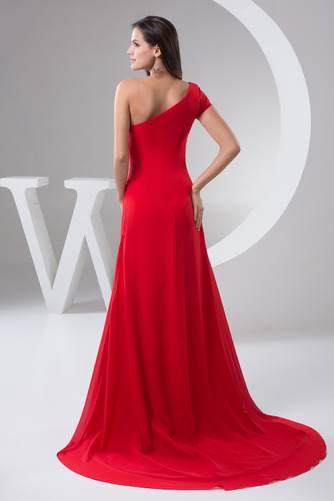 Robe de soirée Mousseline Simple aligne Glissière Ouverture Frontale - Page 2