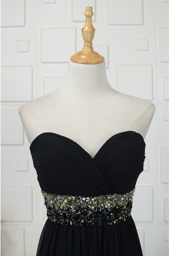 Robe de soirée Naturel taille Sans Manches A-ligne Fourreau plissé - Page 4