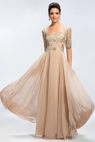 Robe mères noble A-ligne Longueur de plancher Col Carré Naturel taille - Page 1