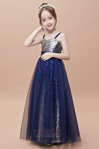 Robe de fille de fleur Paillettes Fermeture à glissière aligne - Page 1