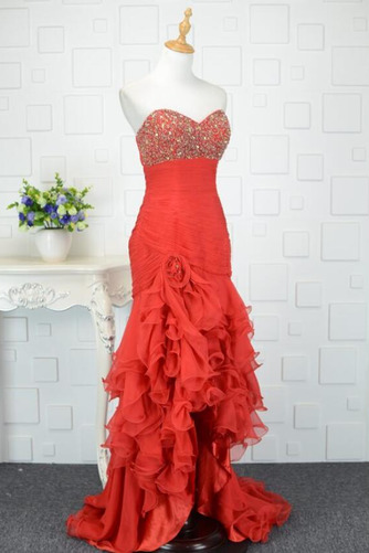 Robe de bal Asymétrique Dos nu Ballon Elégant Train de balayage - Page 3
