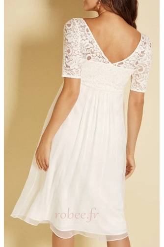 Robe de mariée Manche Courte Longueur de genou Maternité De plein air - Page 4