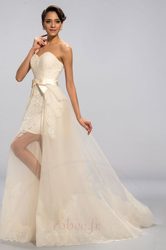 Robe de bal Naturel taille a ligne Poire Dentelle Train de petit - Page 3
