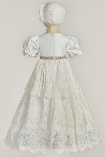 Robe de fille de fleur Orné de Nœud à Boucle Chapeau Longue Cérémonie - Page 10