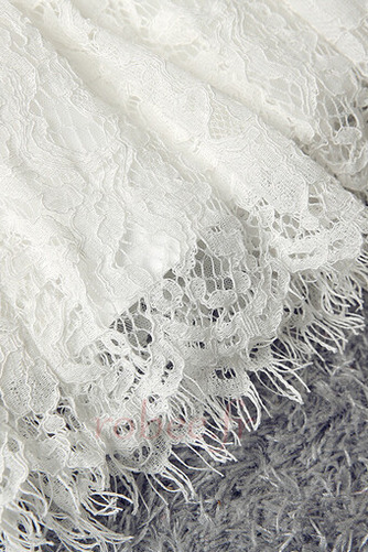 Robe de fille de fleur Dentelle Dentelle Vacances A-ligne Sans Manches - Page 8