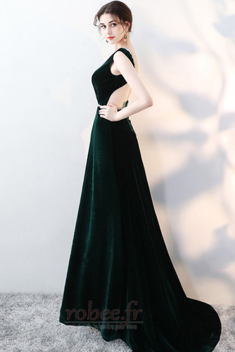 Robe de bal Automne Festin Petites Tailles Velours Longueur de plancher - Page 6