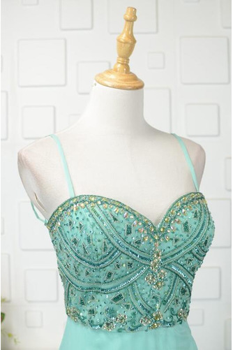 Robe de soirée aligne Ancien Mousseline Étoilé Corsage Avec Bijoux - Page 4